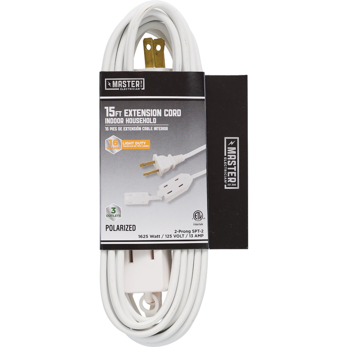 15' 16/2 WHITE EXT CORD - IN-PT2162-15X-WH by Do it Best