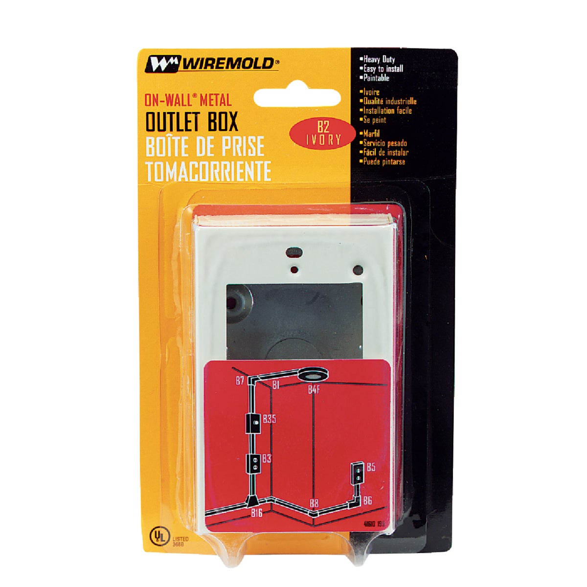 SWITCH/OUTLET BOX - B2 by Wiremold / Legrand