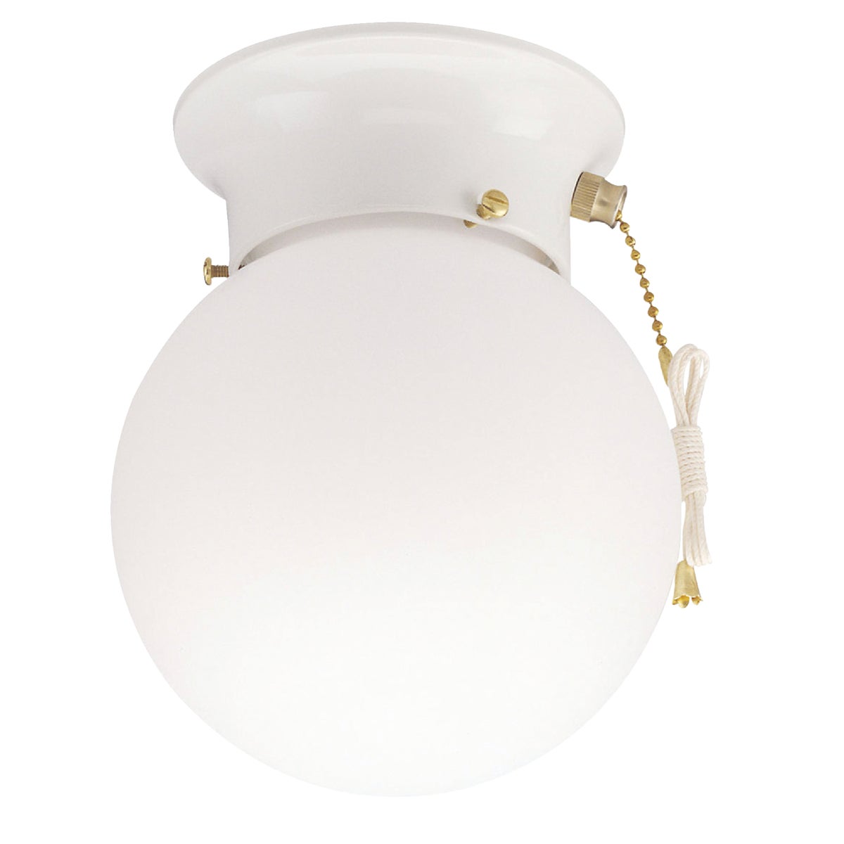 1BULB WHT GLOBE FIXTURE - ICL9WHW by Canarm Gs