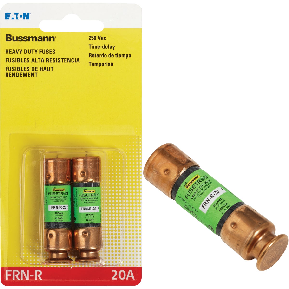 20A CARTRIDGE FUSE - BP/FRN-R-20 by Bussmann Cooper