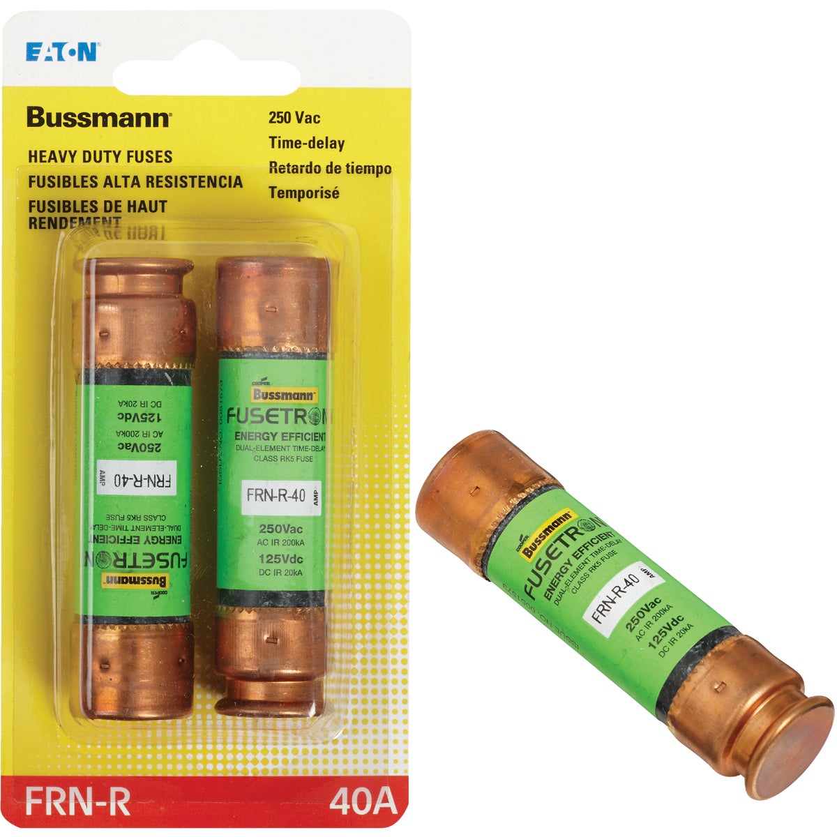 40A CARTRIDGE FUSE - BP/FRN-R-40 by Bussmann Cooper