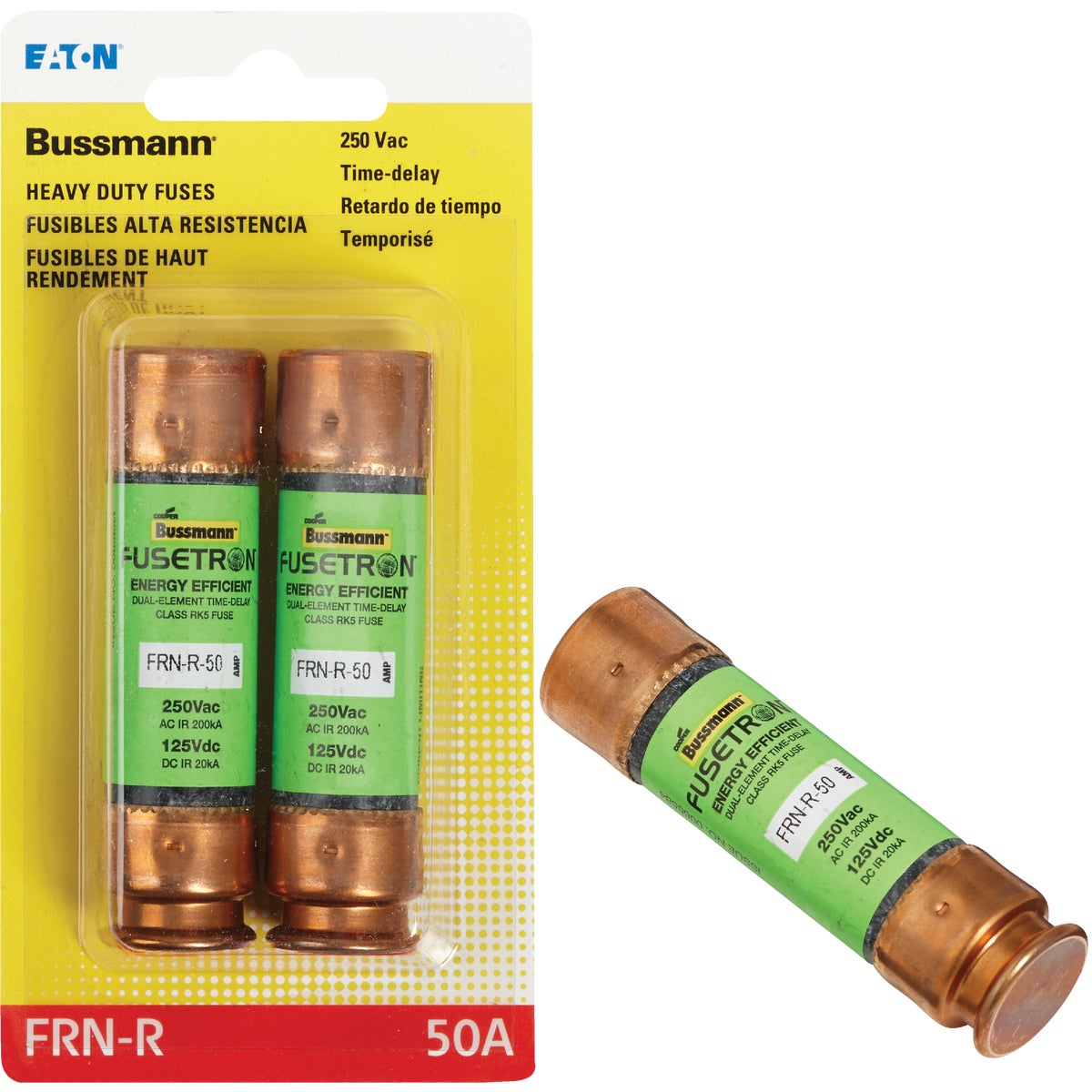 50A CARTRIDGE FUSE - BP/FRN-R-50 by Bussmann Cooper