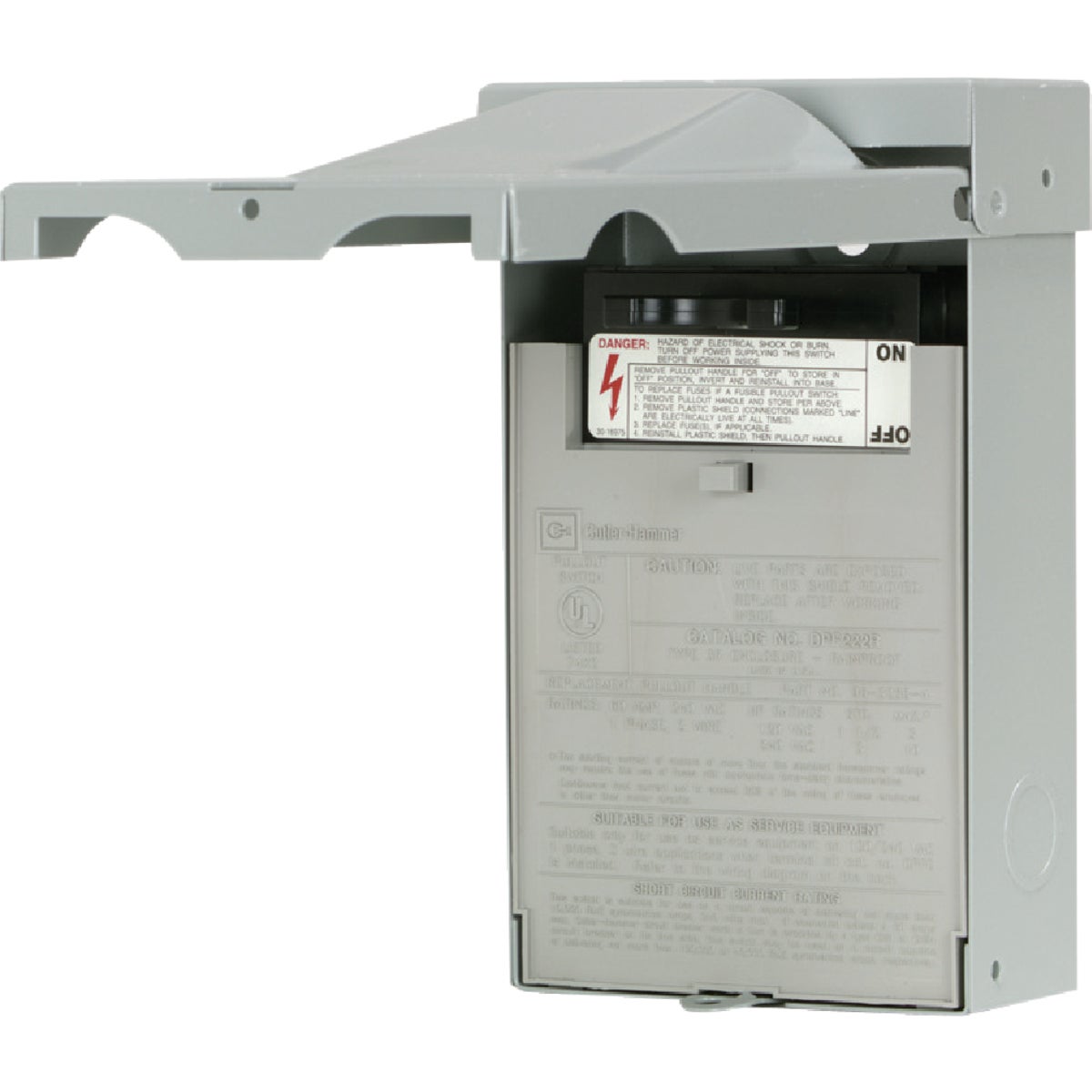 60A AC FUSED DISCONNECT - DPF222RP by Eaton Corporation