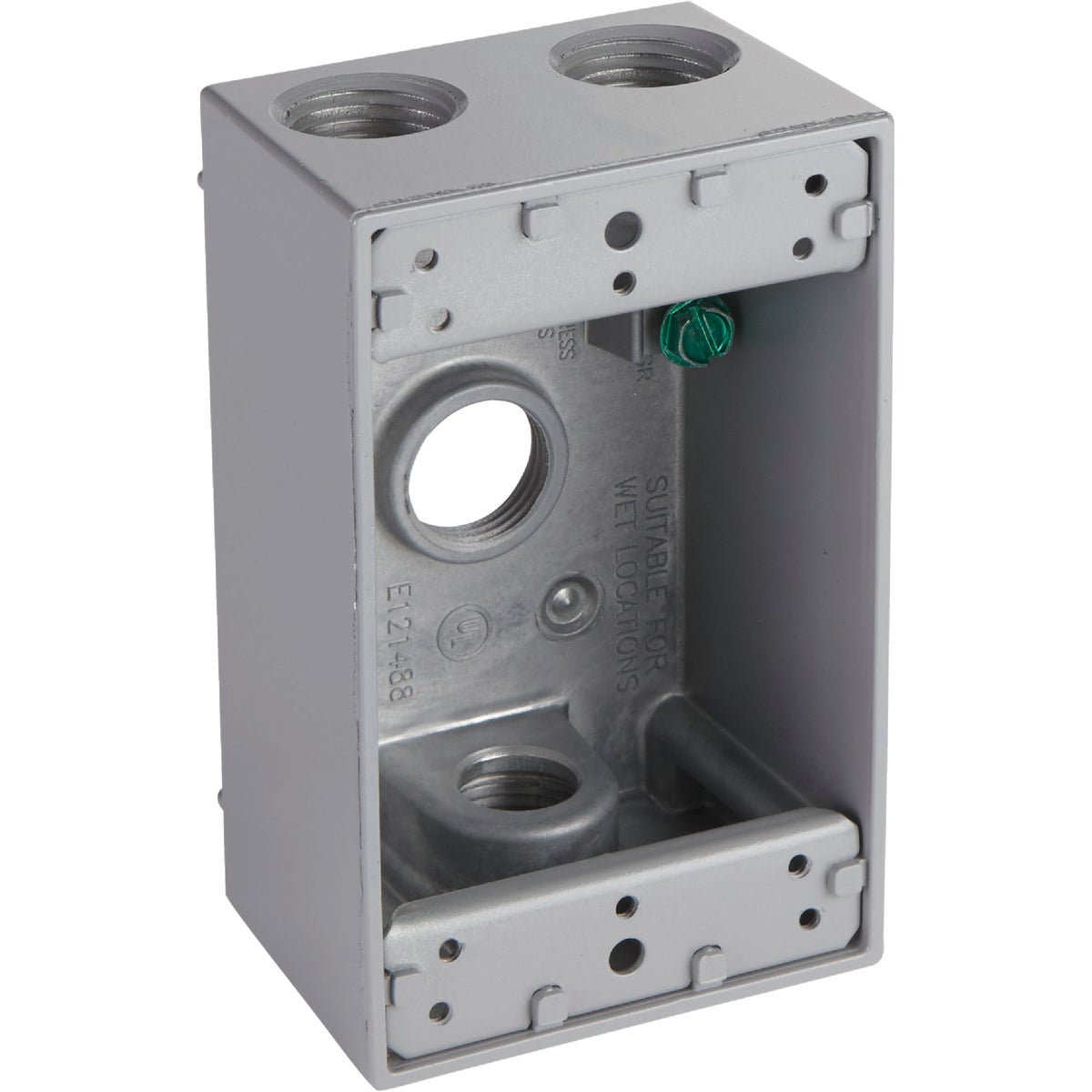 1 GANG GRAY OUTDOOR BOX - 5921-0 by Hubbell