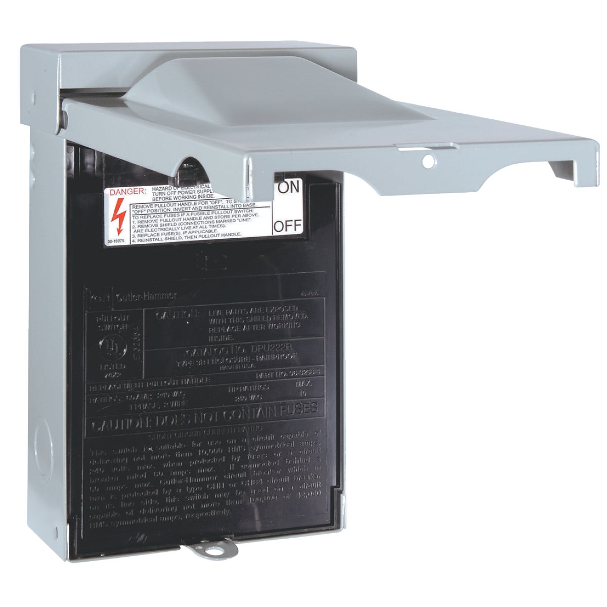 60A AC NONFUS DISCONNECT - DPU222RP by Eaton Corporation