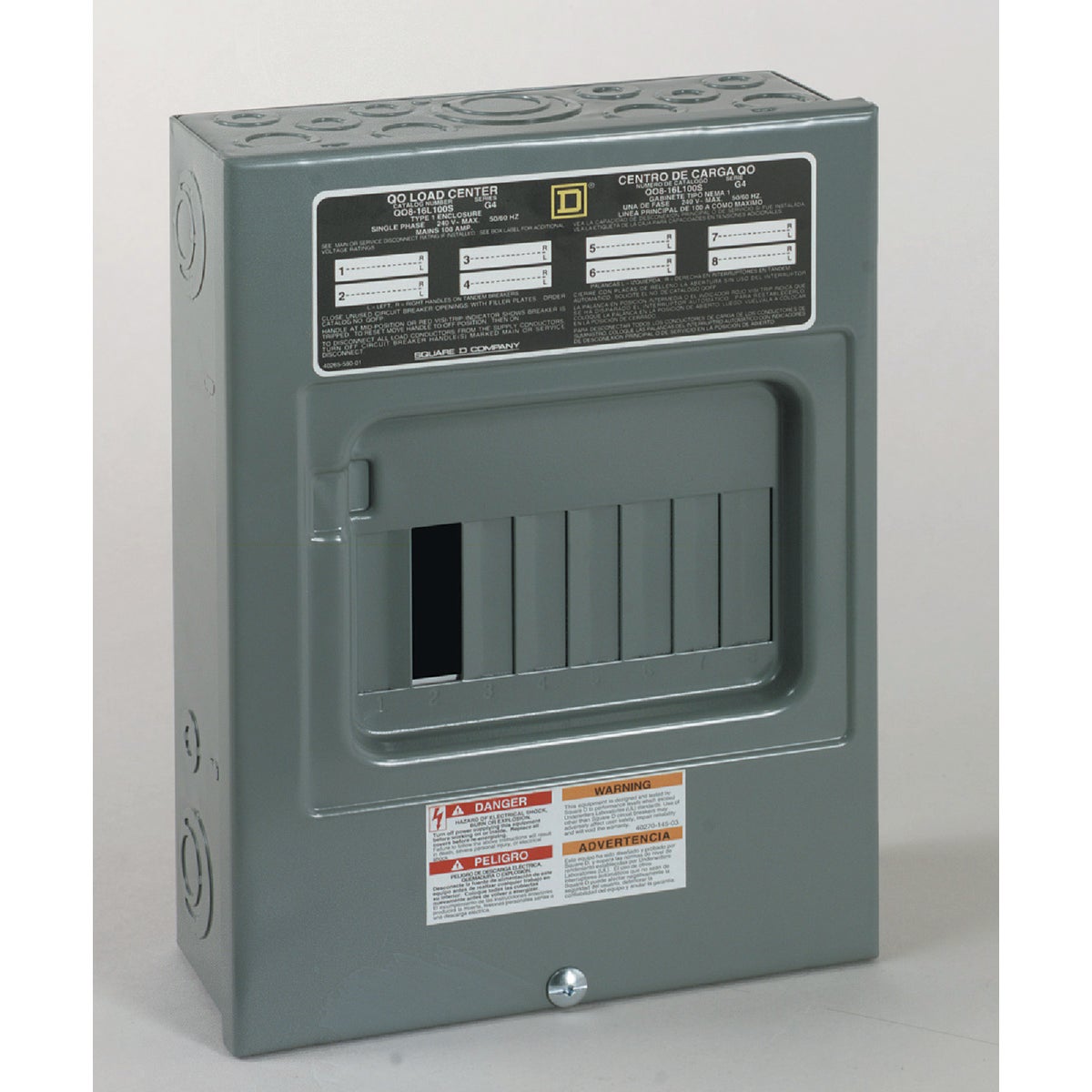 100A LOAD CENTER - QO816L100SCP by Square D Co