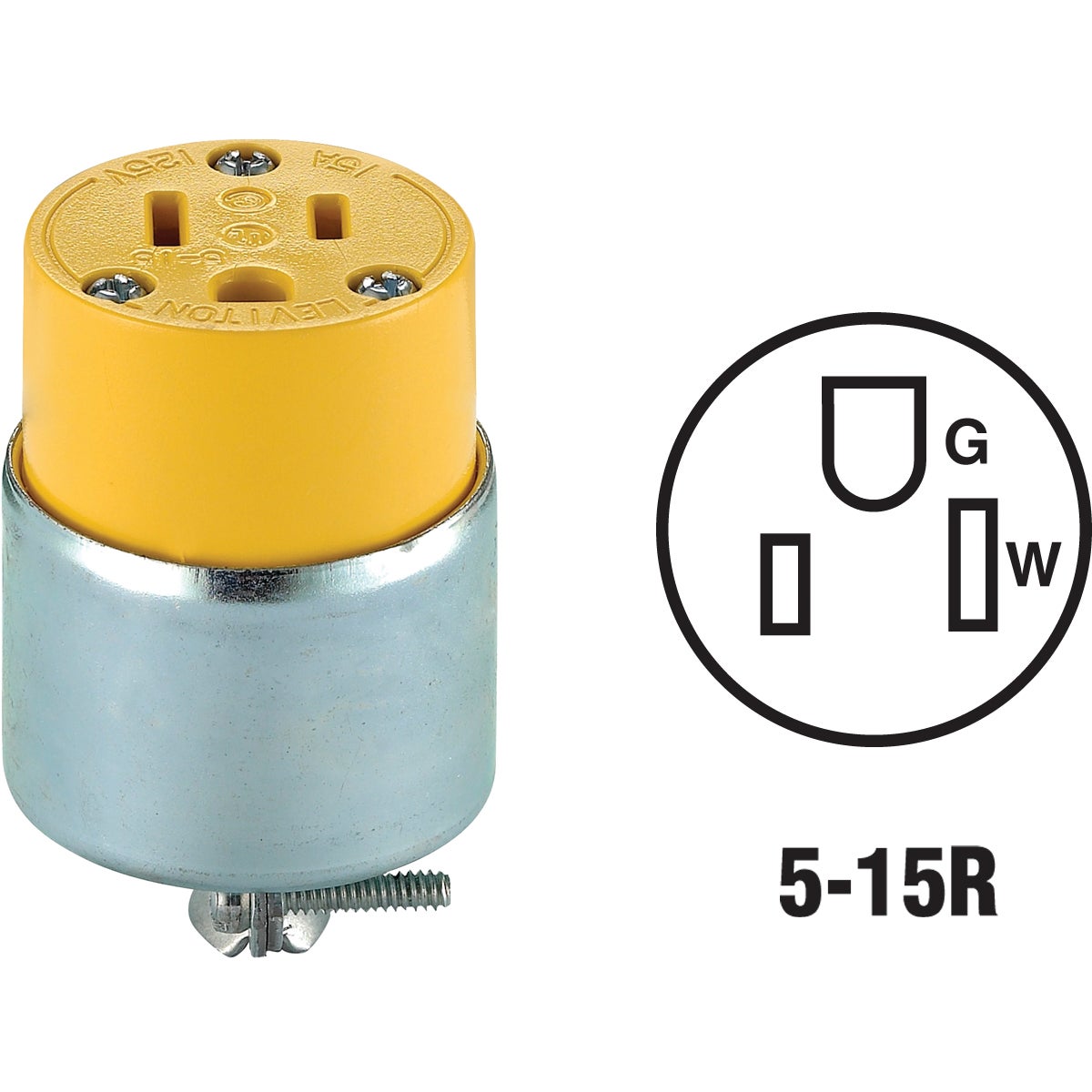 YEL ARMORED CONNECTOR - 515CA by Leviton Mfg Co