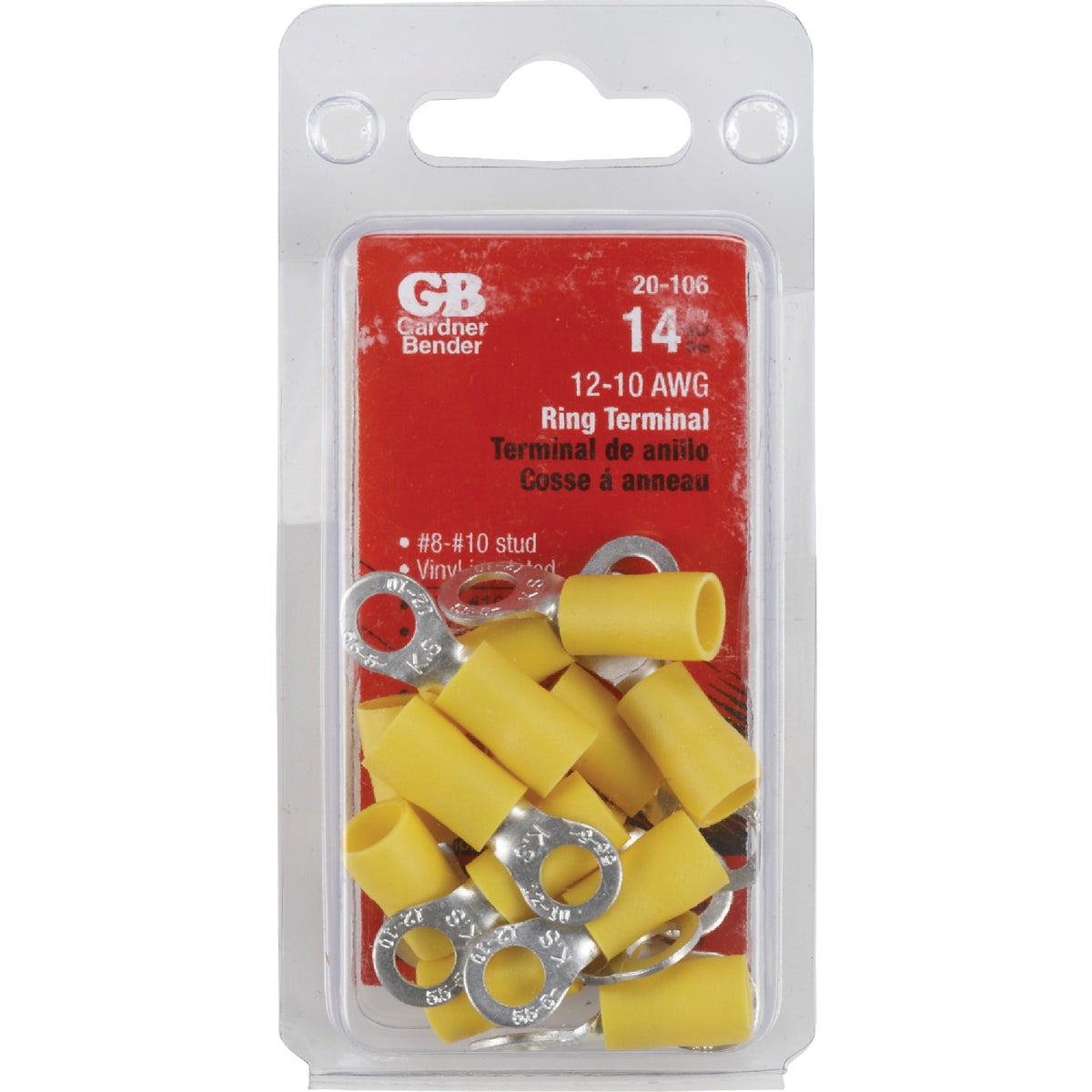 12-10 RING TERMINAL - 20-106 by G B Electrical Inc