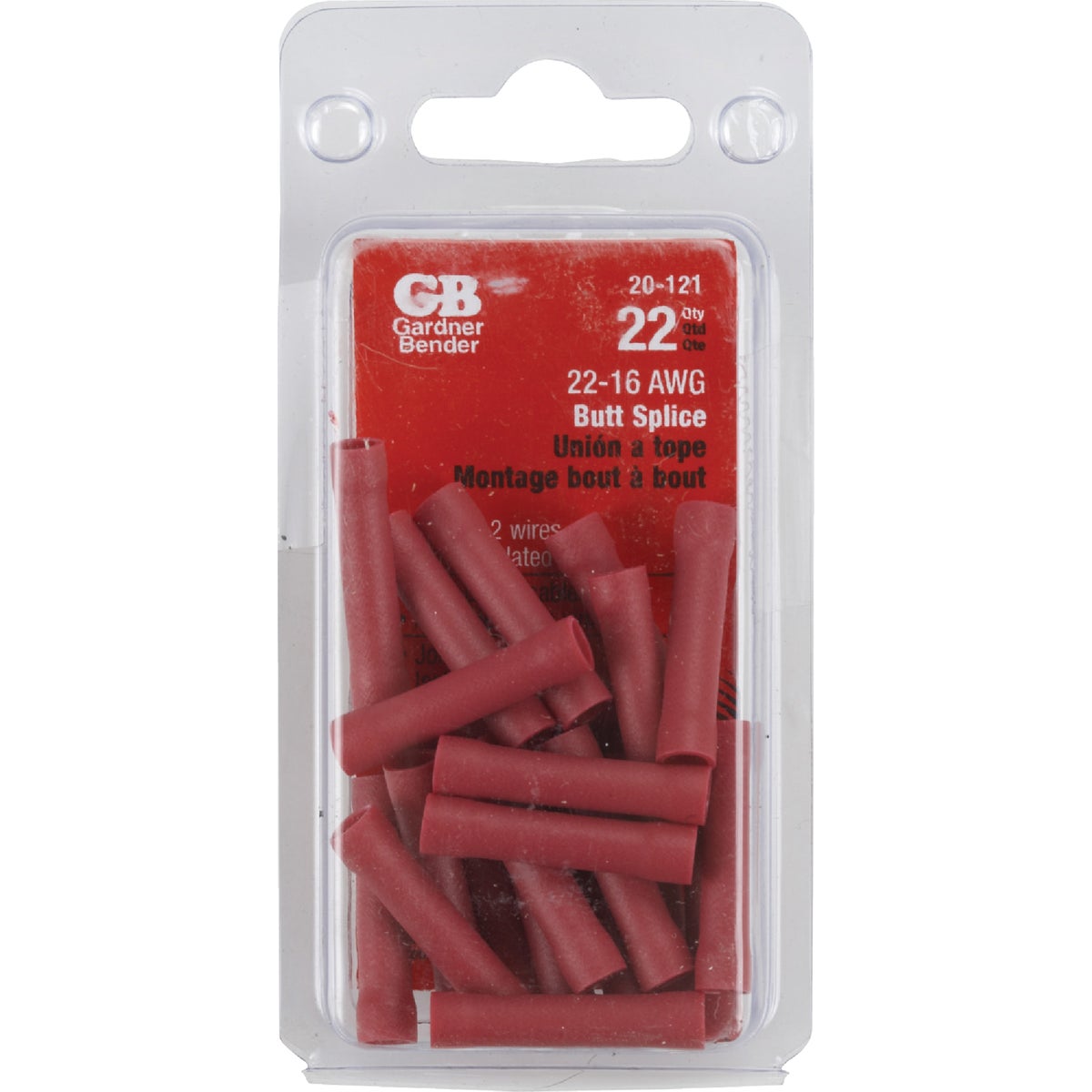 22-16 BUTT SPLICE - 20-121 by G B Electrical Inc
