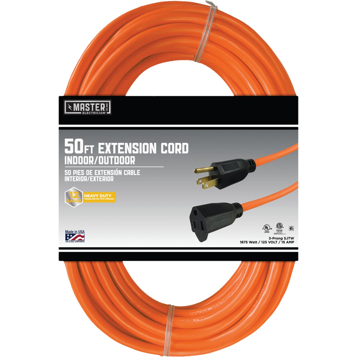 50' 12/3 OUTDOOR CORD - 550529 by Coleman Cable Import