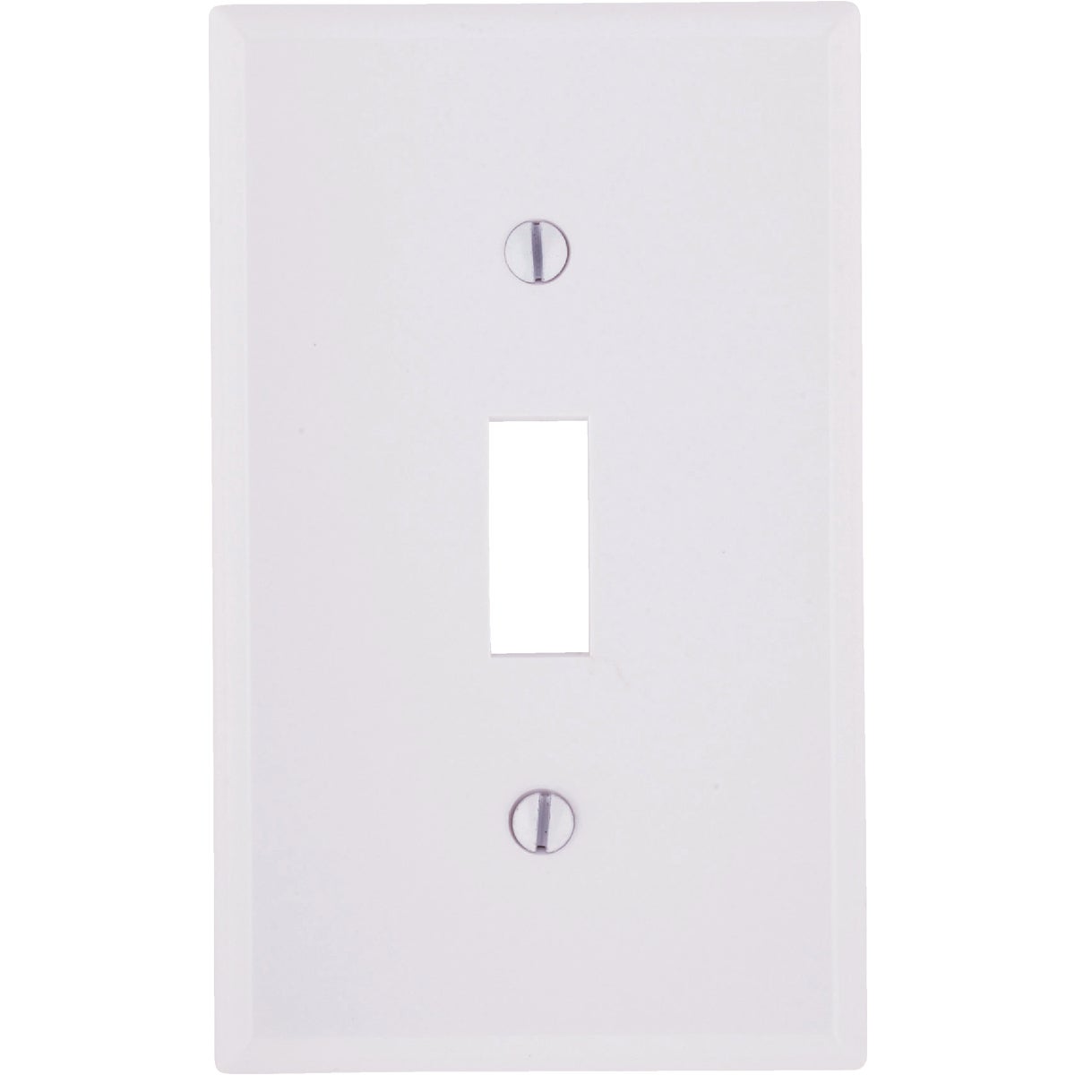 WHT 1-TOGGLE WALL PLATE - 88001 by Leviton Mfg Co