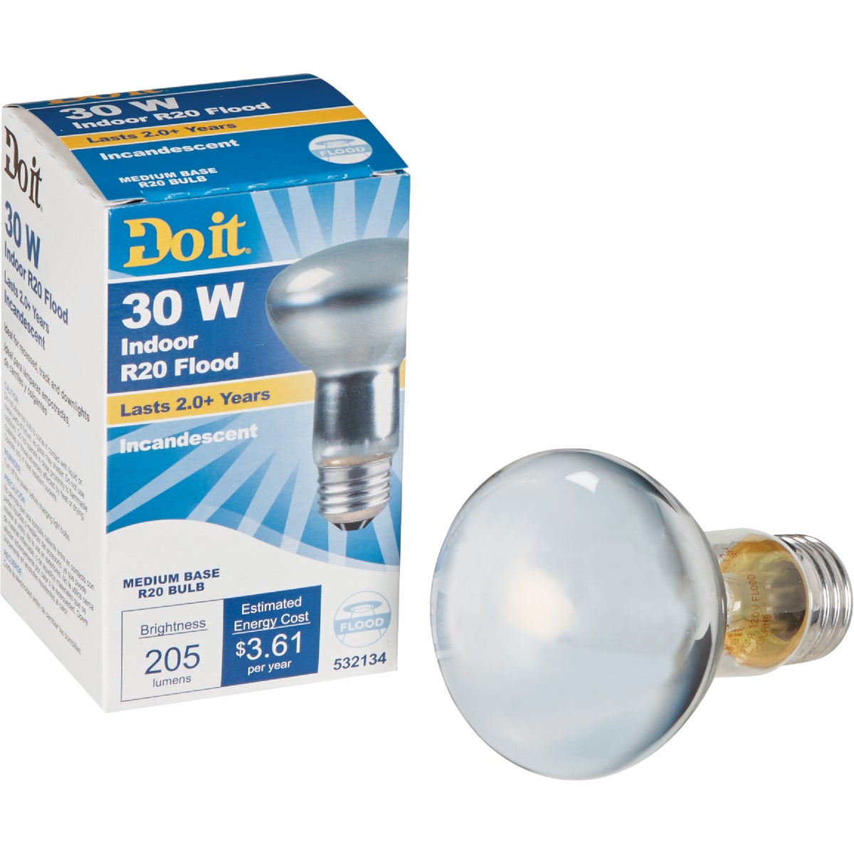 30W REFLECTOR BULB - 18387 30R20-DIB by G E Private Label