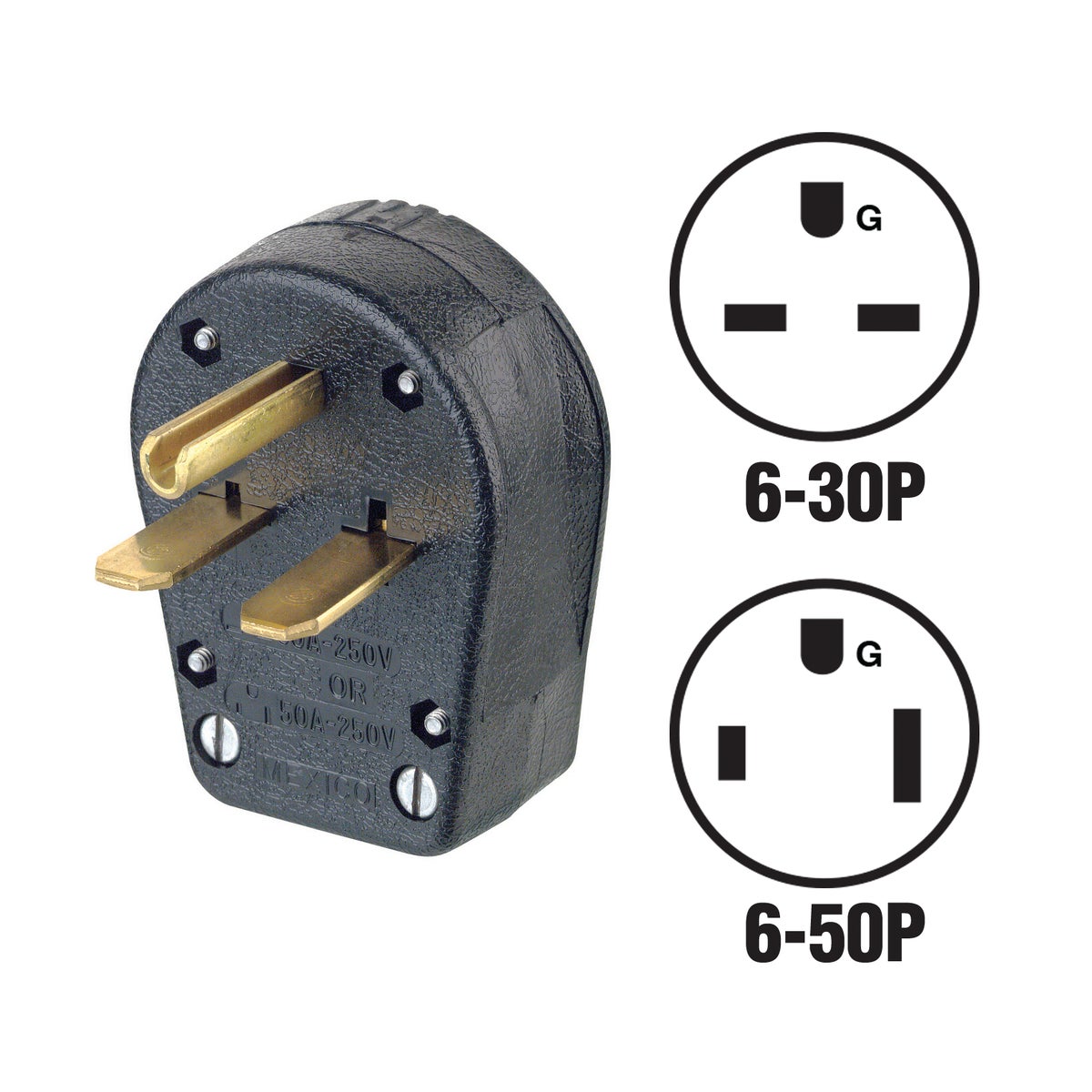 30A/50A DUAL PLUG - R50-931 by Leviton Mfg Co