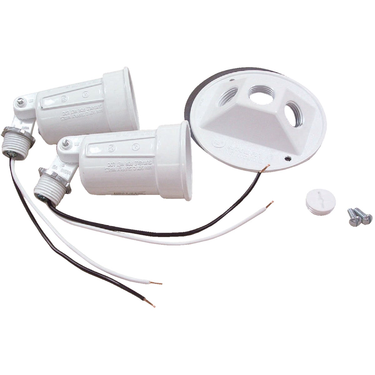 WHT OUTDOOR LAMPHOLDER - 5995-1 by Hubbell