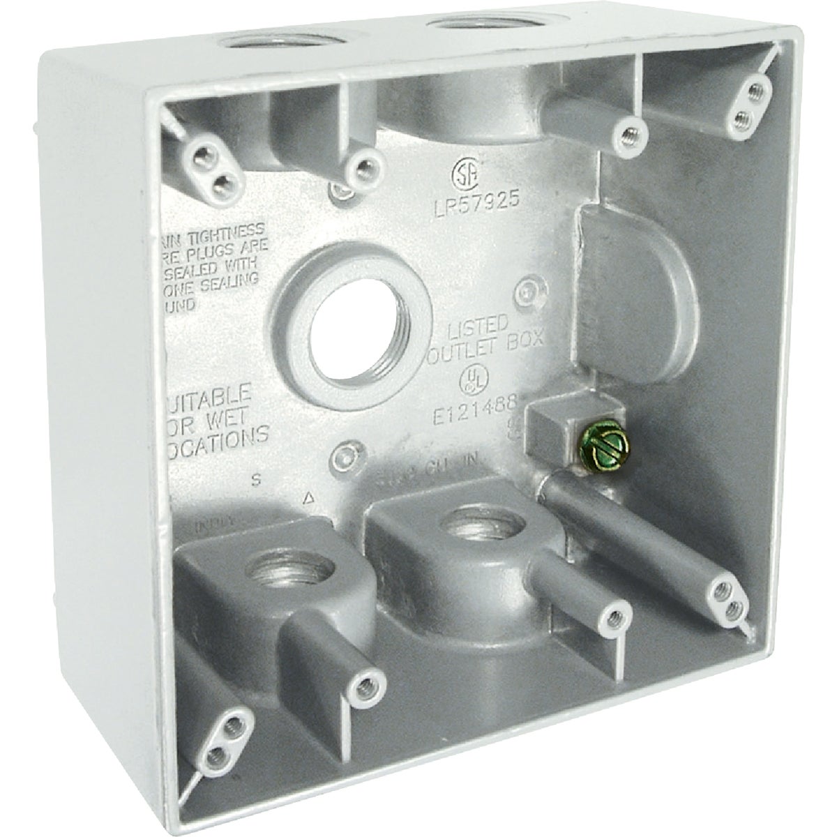 2 GANG WHT OUTDOOR BOX - 5937-1 by Hubbell
