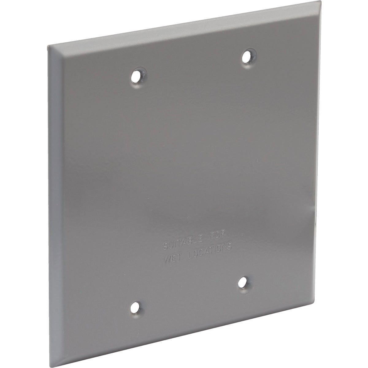 GRAY OUTDOOR BLANK COVER - 5975-0 by Hubbell