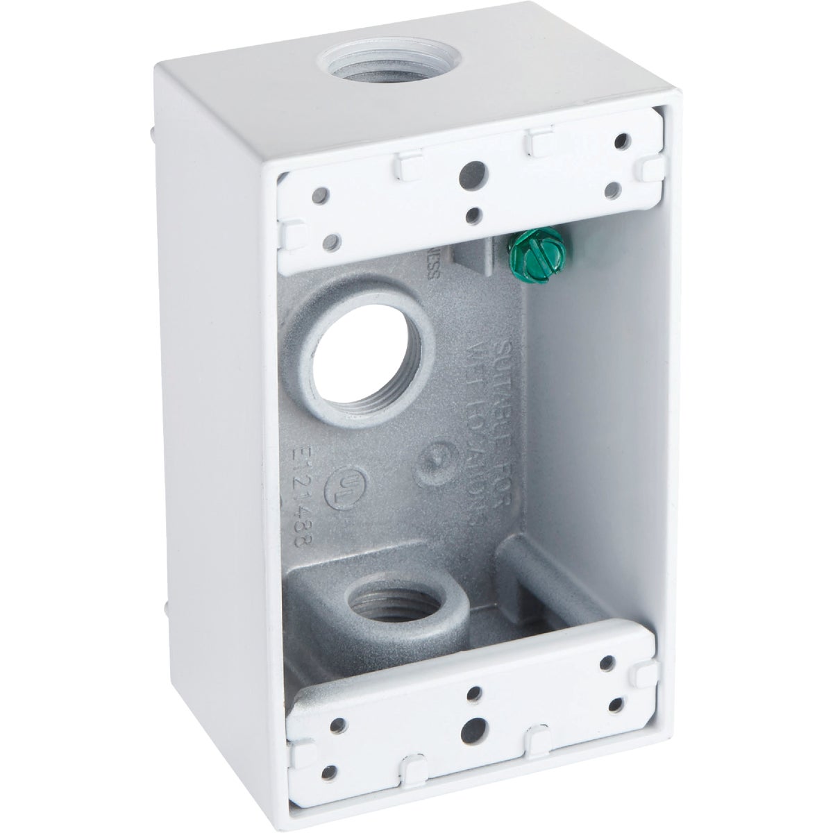 1 GANG WHT OUTDOOR BOX - 5958-1 by Hubbell