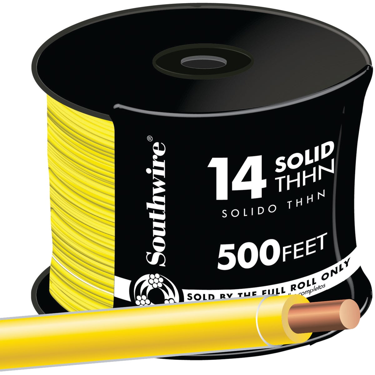 500' 14SOL YEL THHN WIRE - 11584058 by Southwire Company