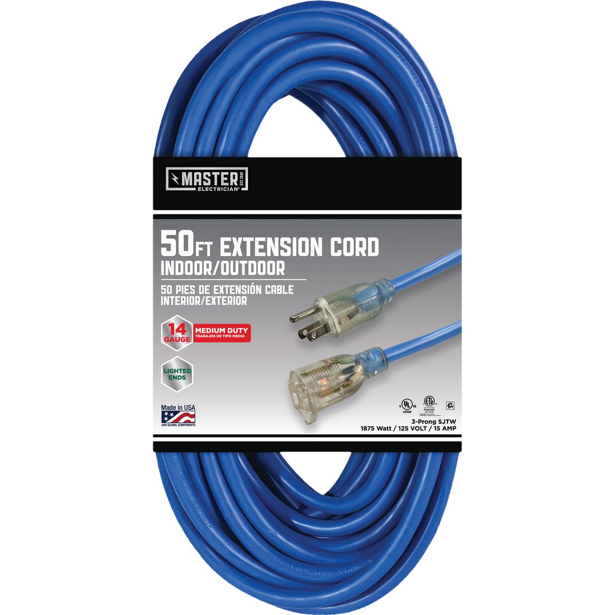 50' 14/3 BLUE EXT CORD - RL-JTW143-50X-BL by Do it Best
