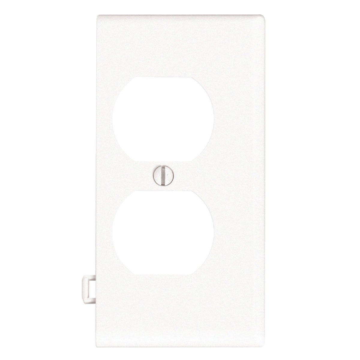 WHT DUPLEX END PLATE - 905-PSE8-W by Leviton Mfg Co