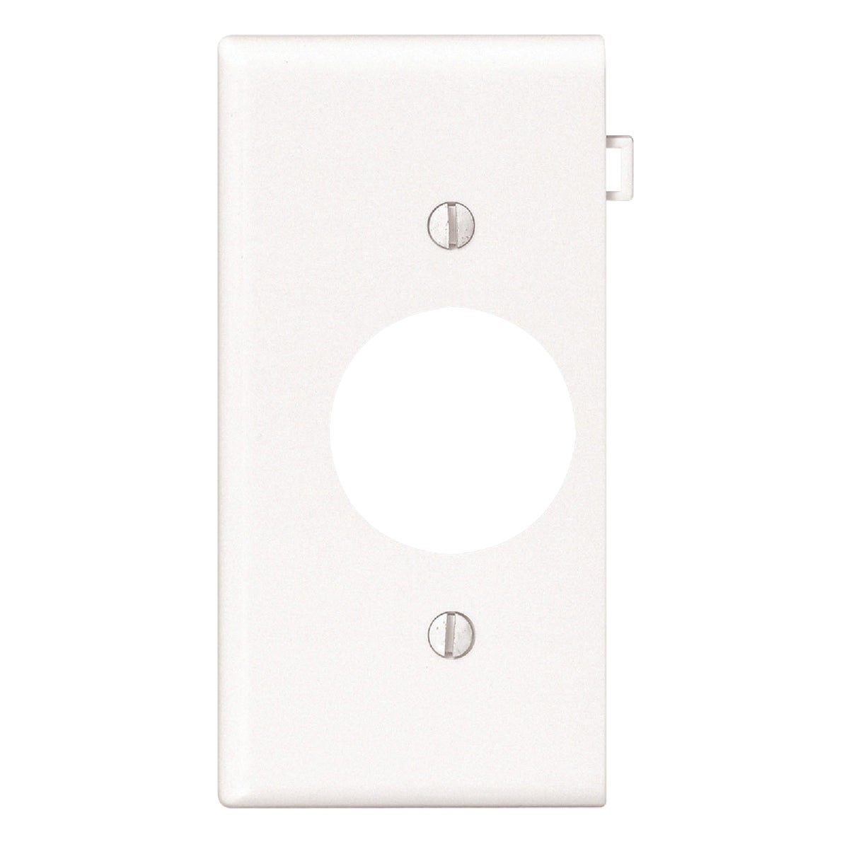 WHT SINGLE END PLATE - PSE7W by Leviton Mfg Co