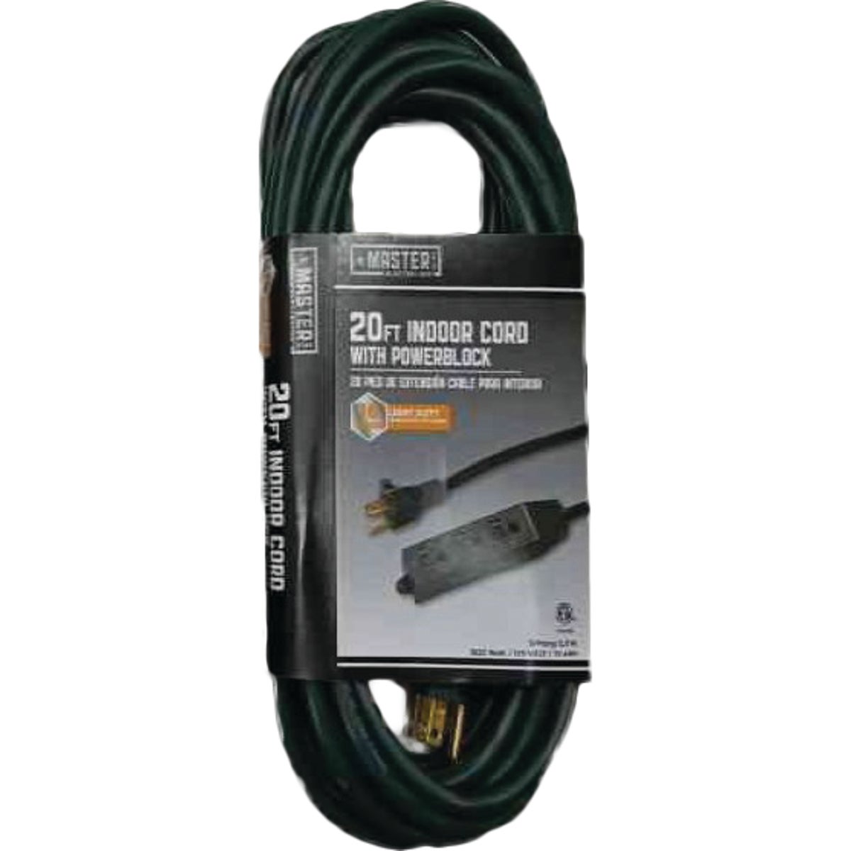 20' 16/3 GREEN EXT CORD - IP-JTW163-20X-GR by Do it Best