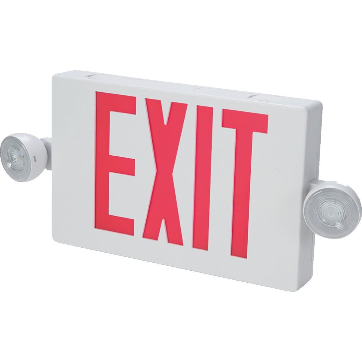 RED EXIT COMBO LIGHT - LHQMSW1R120/277 by Lithonia Lighting