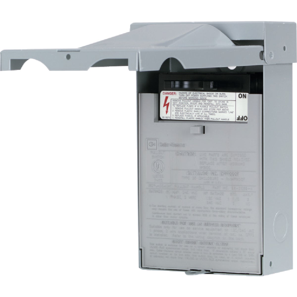 30A AC FUSED DISCONNECT - DPF221RP by Eaton Corporation