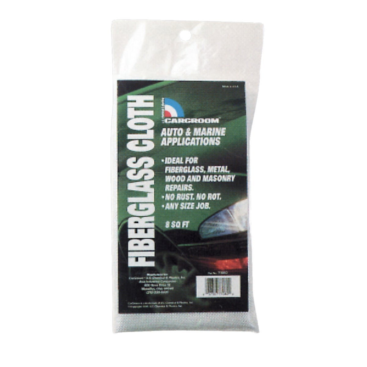 8' FIBERGLASS CLOTH - 77080 by U S Chem & Plastic