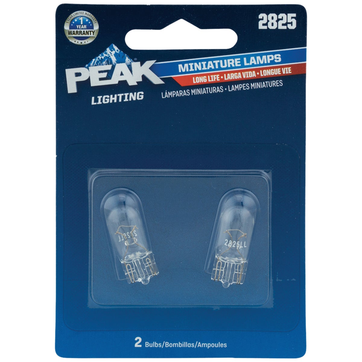 2PK W5W AUTO BULB - 27563 W5W/BP2 by G E Automotive