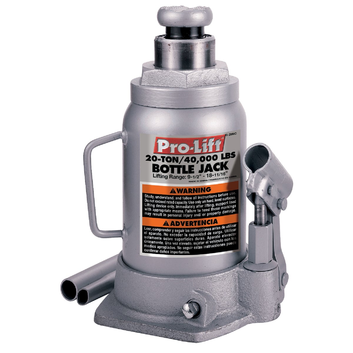 20TON HYDRLC BOTTLE JACK - B-020D by Shinn Fu Co/ Direct
