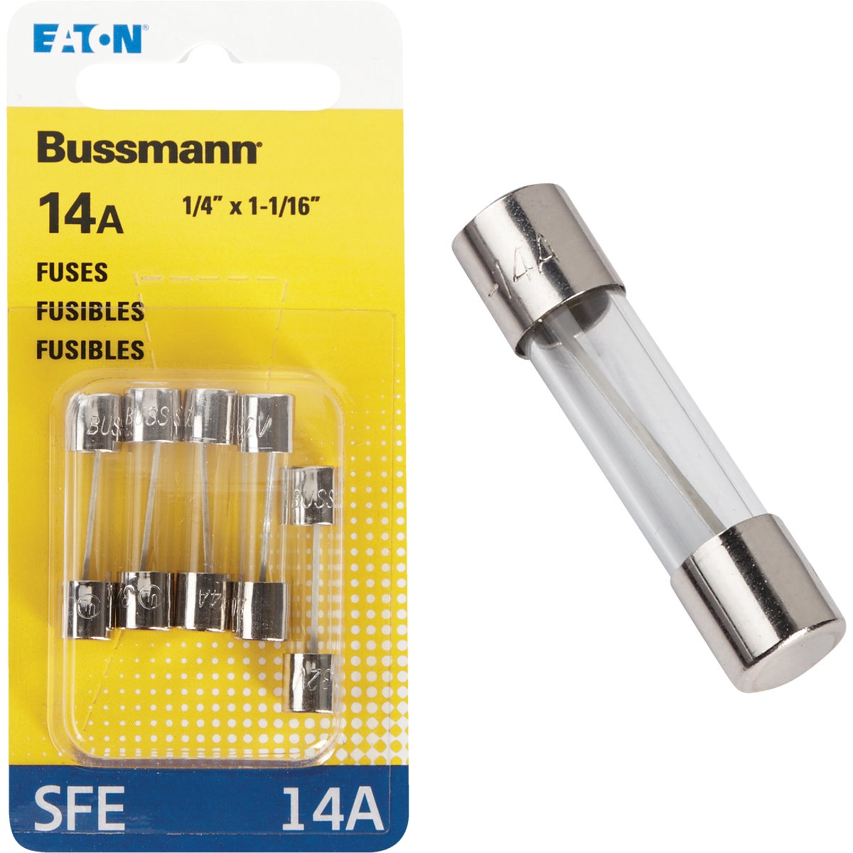14AMP FUSE - BP/SFE-14-RP by Bussmann Cooper