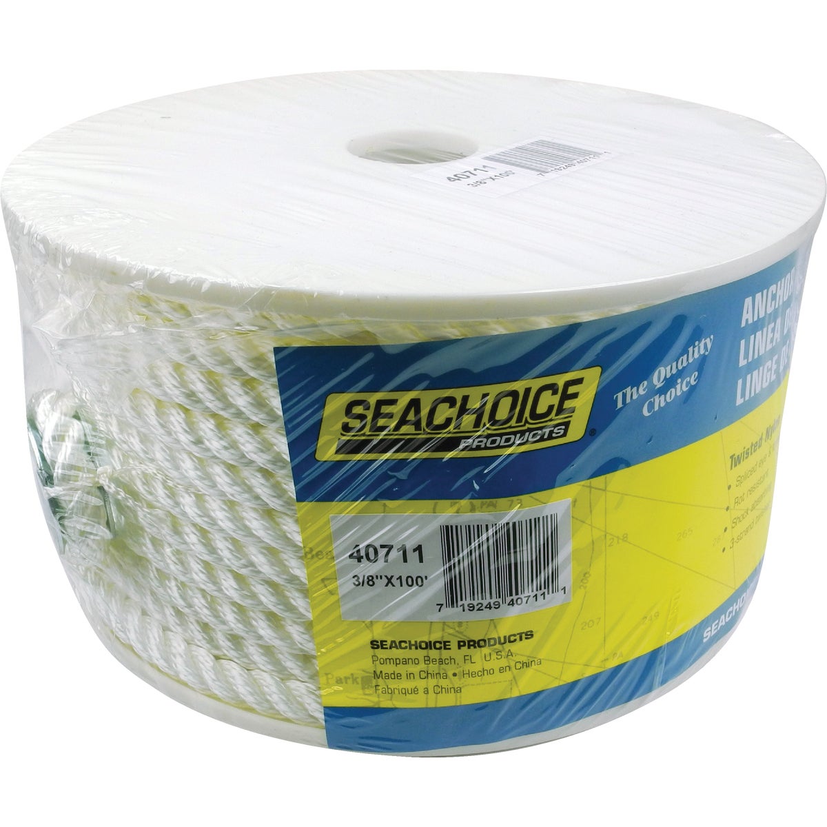 100' NYLON ANCHOR LINE - 40711 by Seachoice Prod