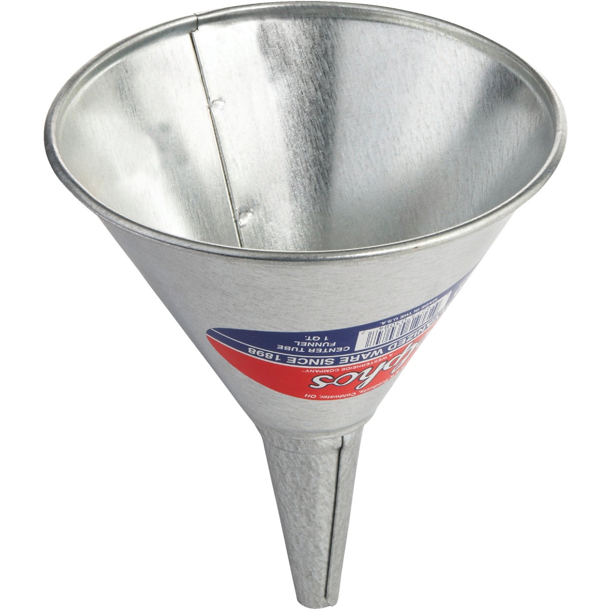 1QT GALVANIZED FUNNEL - 490 by S & K Products Co