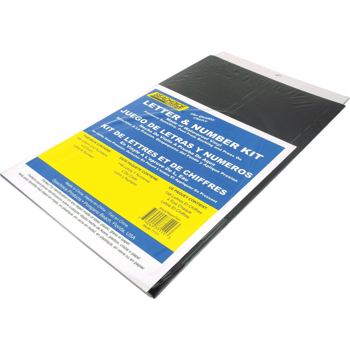 148PC BLACK NUMBER KIT - 77111 by Seachoice Prod