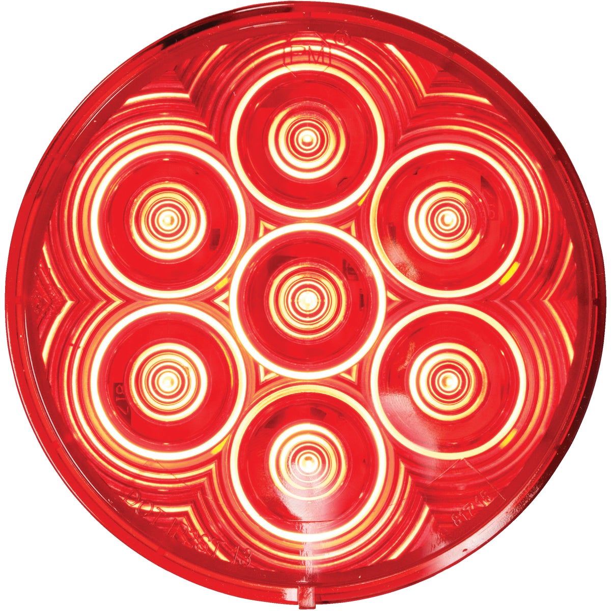 LED RED RND STOP LGT KIT - V417KR-5 by Peterson Mfg Co