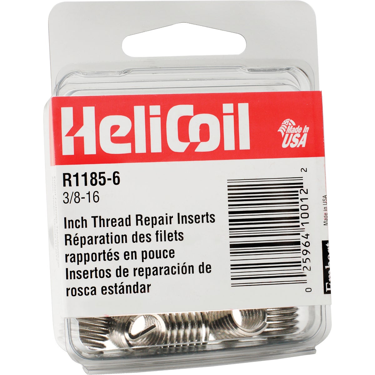 3/8-16 INSERT PACK - R1185-6 by Helicoil Div Emhart