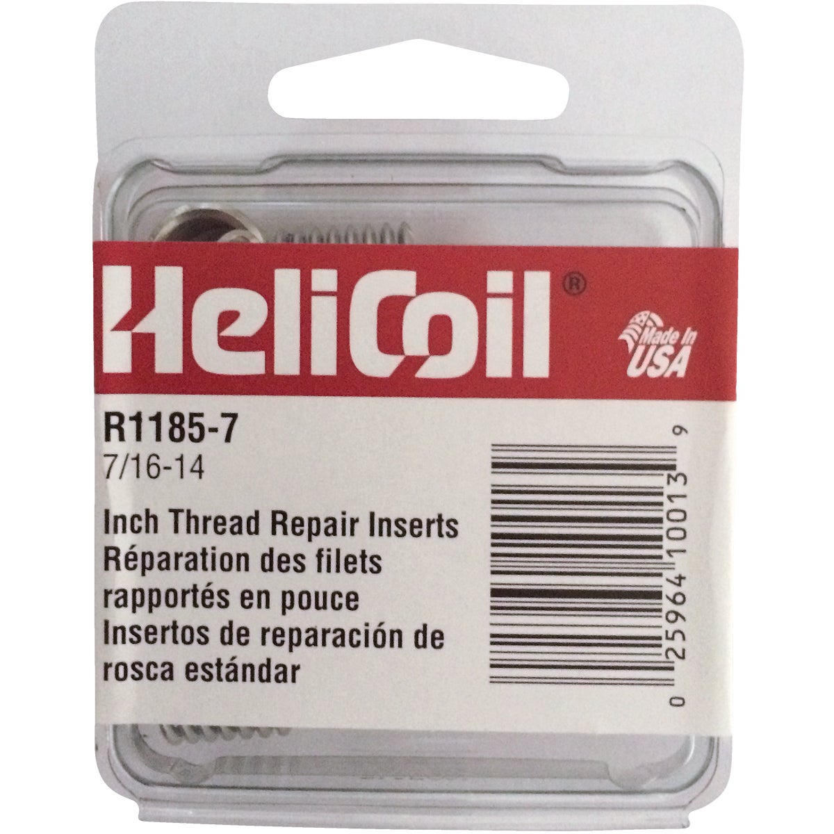 7/16-14 INSERT PACK - R1185-7 by Helicoil Div Emhart