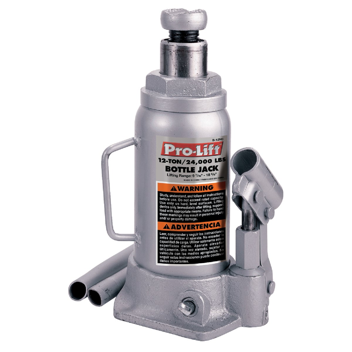 12TON HYDRLC BOTTLE JACK - B-012D by Shinn Fu Co/ Direct