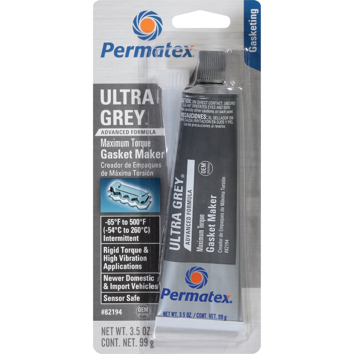 GRAY SILICONE - 82194 by Permatex Inc