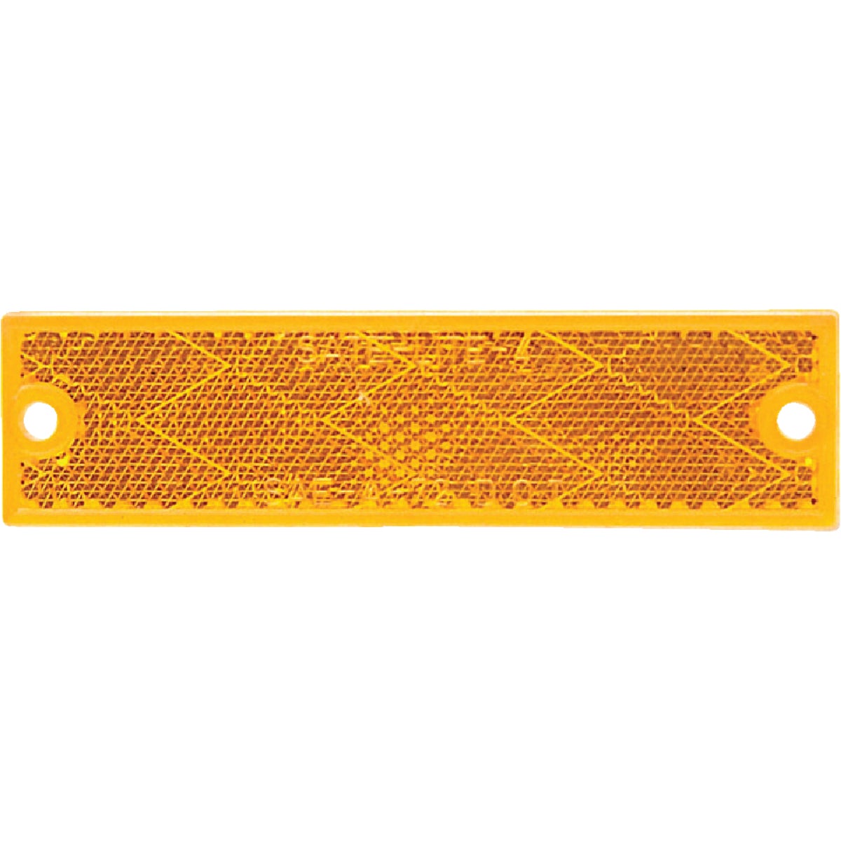 AMBER RECT REFLECTOR - V487A by Peterson Mfg Co