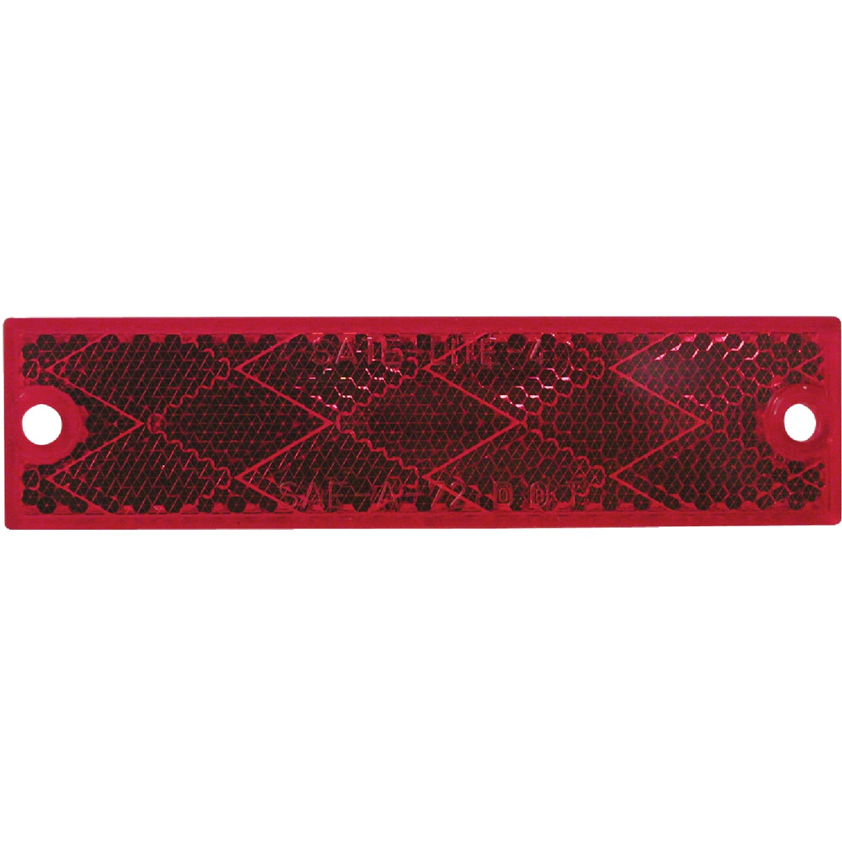 RED RECT REFLECTOR - V487R by Peterson Mfg Co