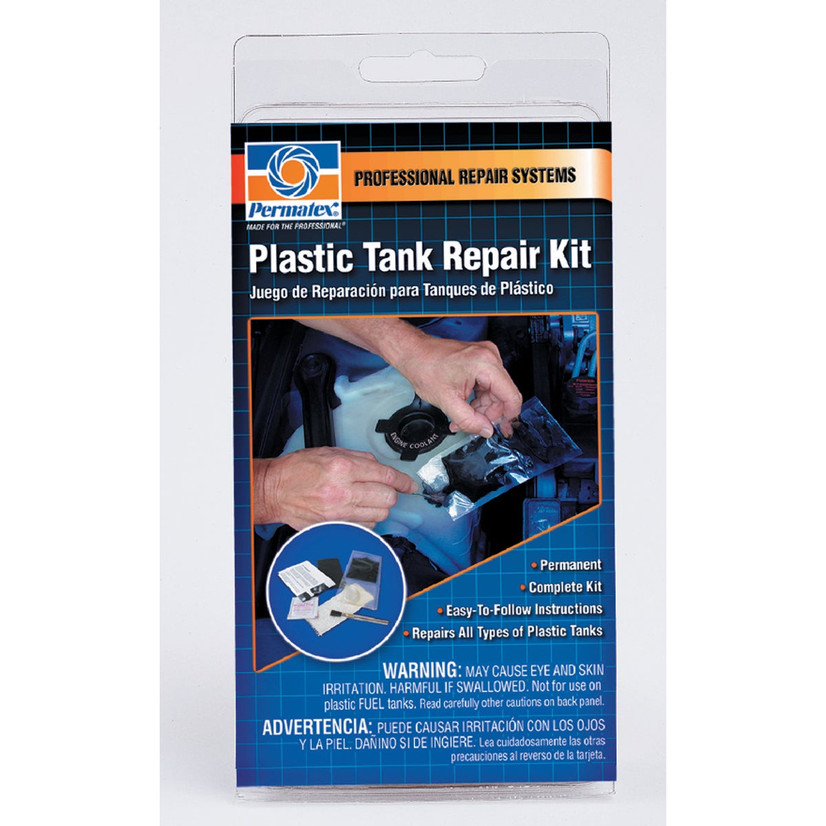 PLASTIC TANK REPAIR KIT - 09100 by Permatex Inc