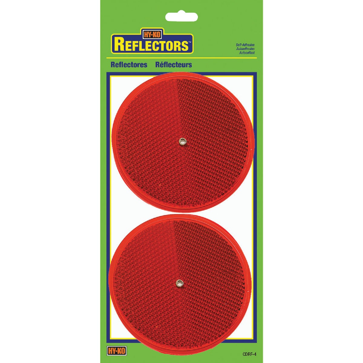 NAIL ON RED REFLECTORS - CDRF-5R by Hy Ko Prods Co