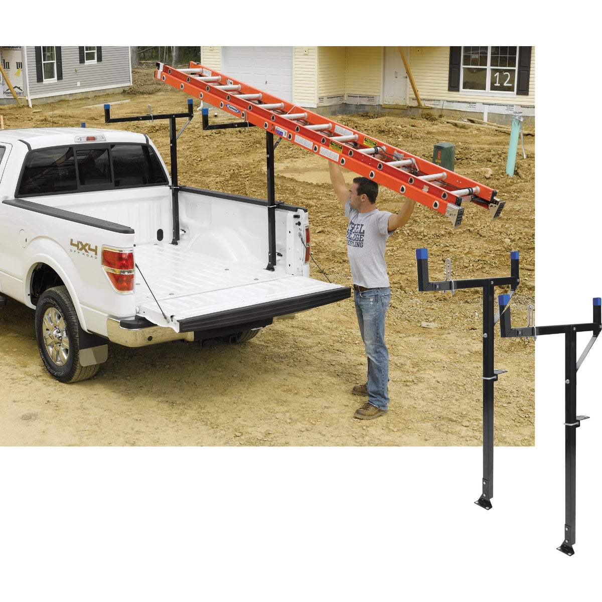 BLACK TRUCK RACK - TR401-S by Werner Ladder