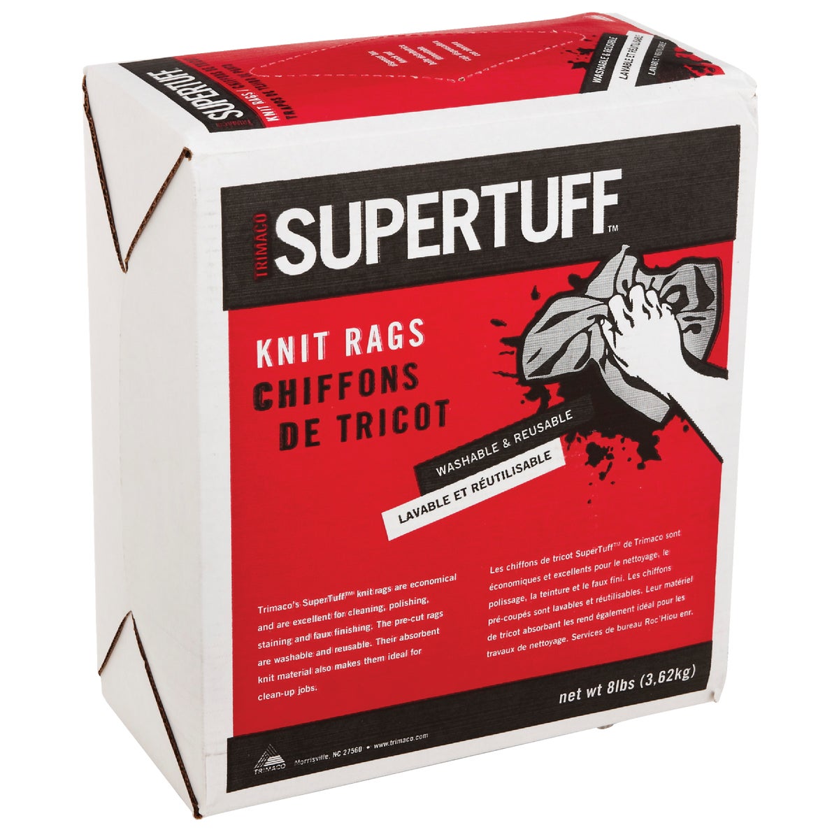 10LB BOX WHT PAINTER RAG - PR100WF by Intex Supply