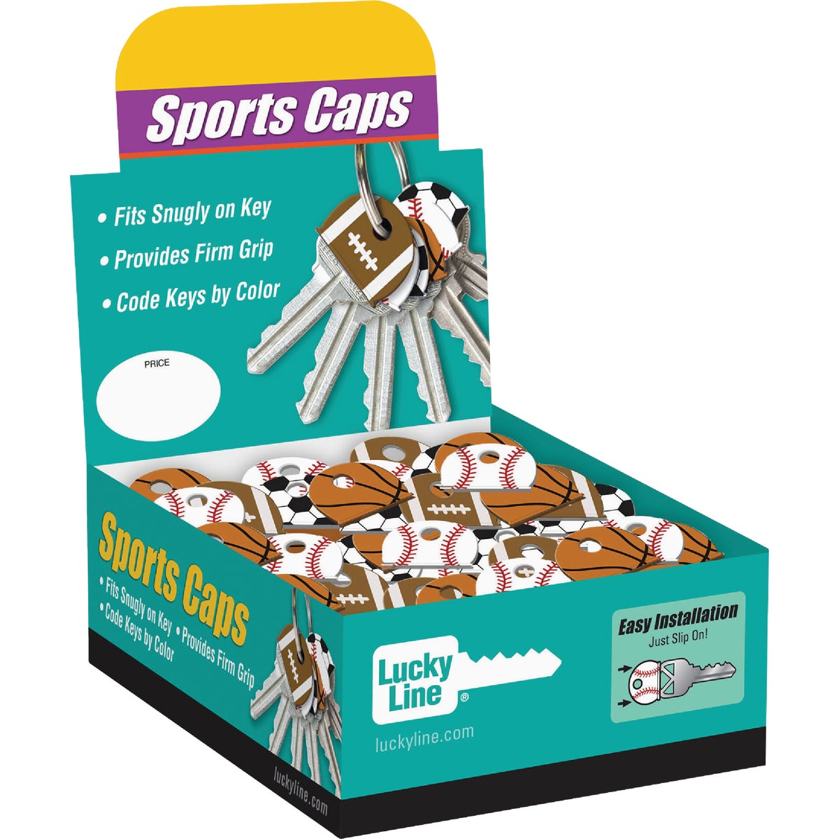 200 CT BOX SPORTS CAPS - 16100 by Lucky Line Prod Inc