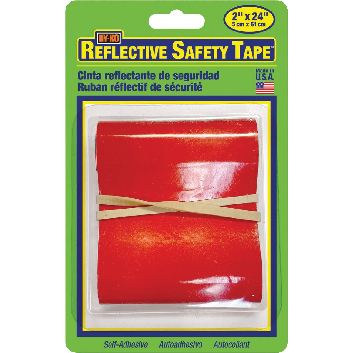 RED REFLECTIVE TAPE - TAPE-4 by Hy Ko Prods Co