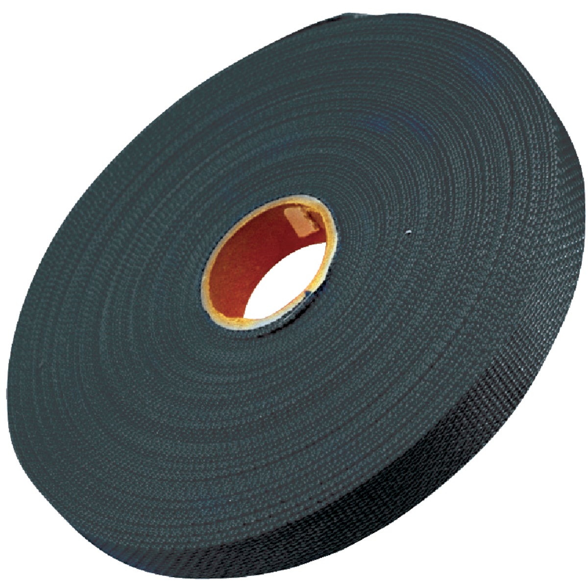 1.5"X300' BLACK STRAP - 1020 by Turf Inc