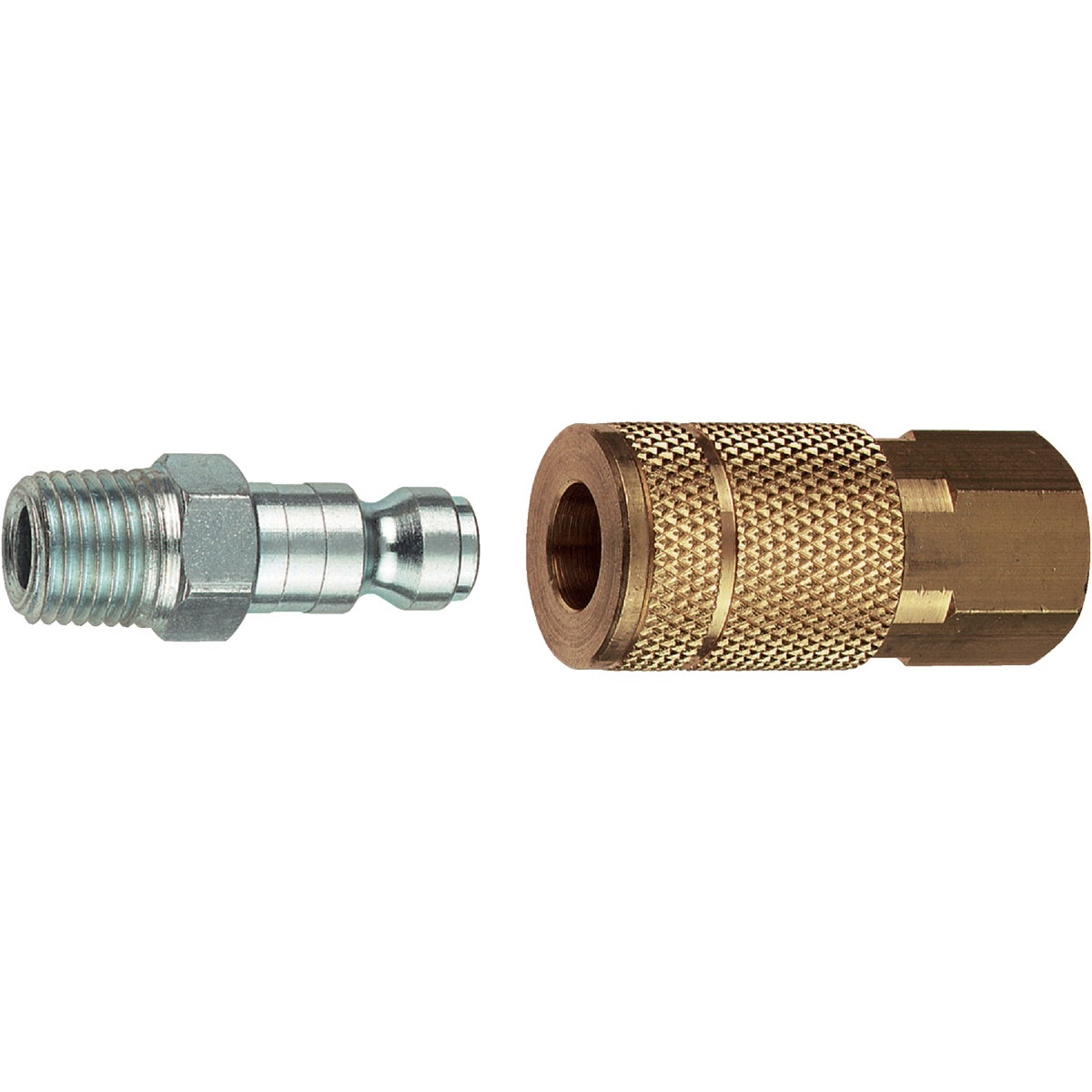 1/4" T-F COUPLER & PLUG - 13-101 by Plews  Lubrimatic